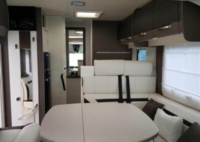 Overview of the motorhome interior
