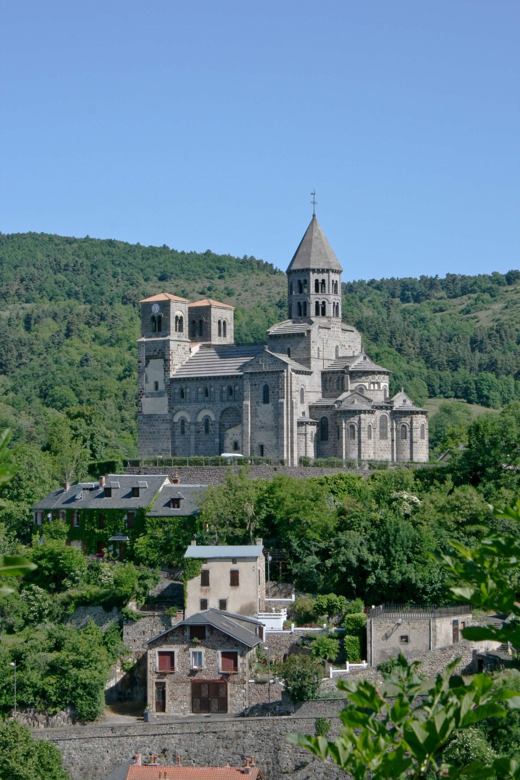 De basiliek van Saint-Nectaire