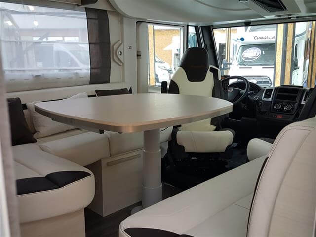 Seating in the motorhome
