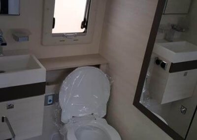 Toilet in the motorhome